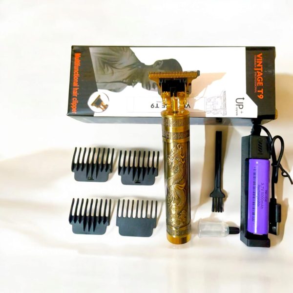 Vintage T9 Professional Hair Trimmer(ব্যাটারি খোলা যায়)