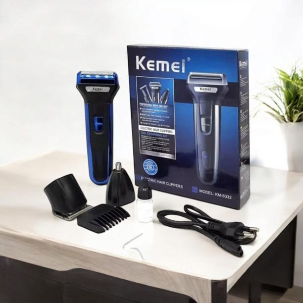 Kemei KM 6330 Hair Trimmer 3 in 1