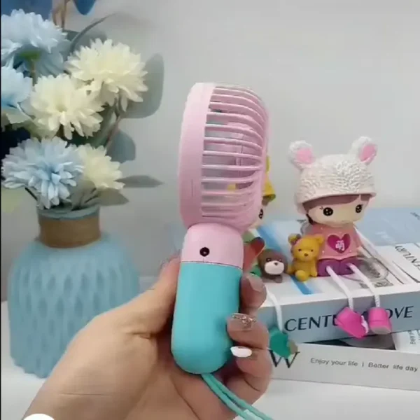 Rechargeable Mini Hand Fan - Image 2